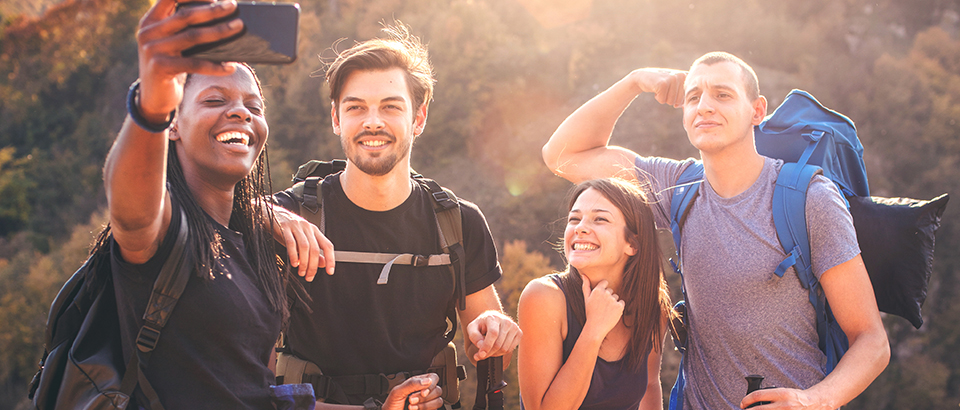 group hike photo