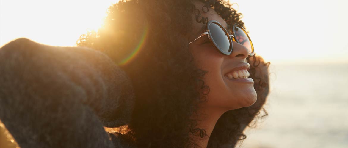 woman wearing sunglasses